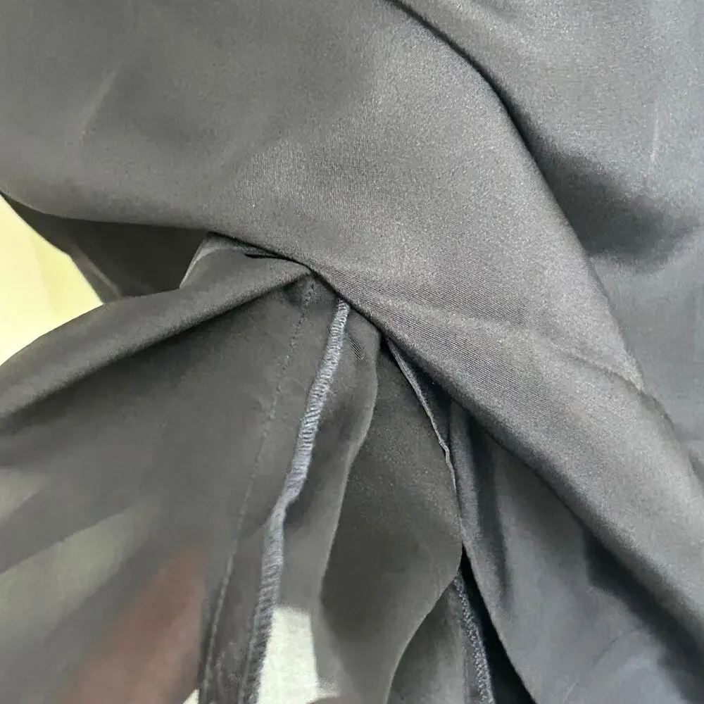 Lilysilk Navy Blue 100% Mulberry Silk Casual Career Sleeveless Dress NWT Size 4 - Picture 11 of 11